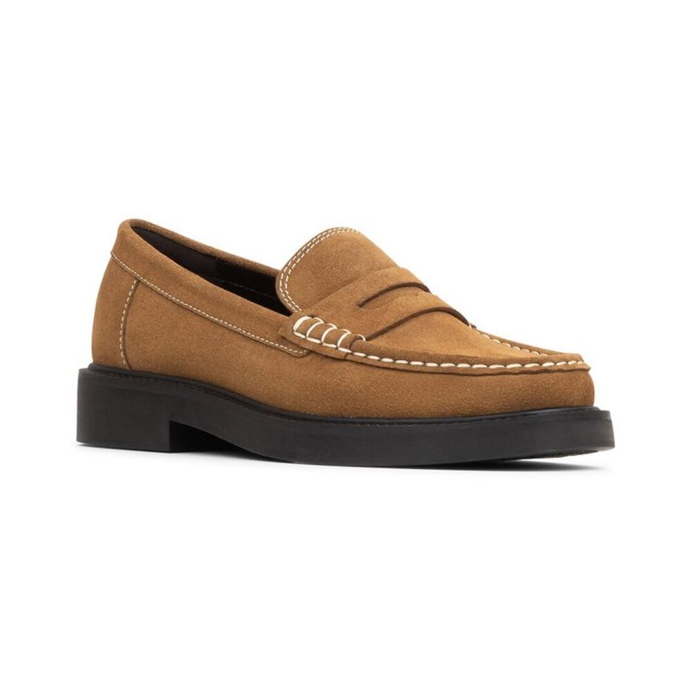 Donald Pliner Gaspar Suede Loafer, Brown